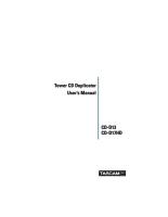 Tascam CD-D17HD - Owners Manual 